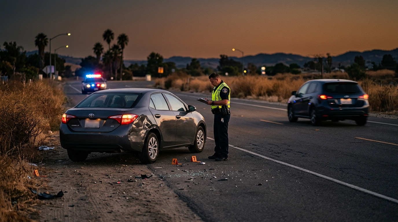 California ghost plate accident claim involving an obscured license plate and hit-and-run evidence